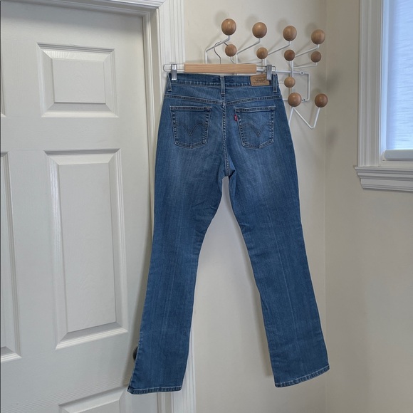 Levi's 550 Classic Relaxed Bootcut Denim Jeans - Blue - 4 - Picture 4 of 13